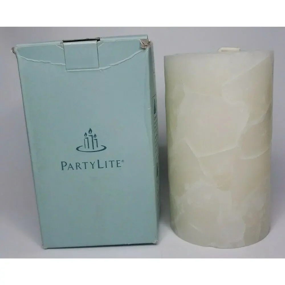 PartyLite Well-Being‎ Spa Pillar Candle 3x5 Hinoki Steam P5D/C55111